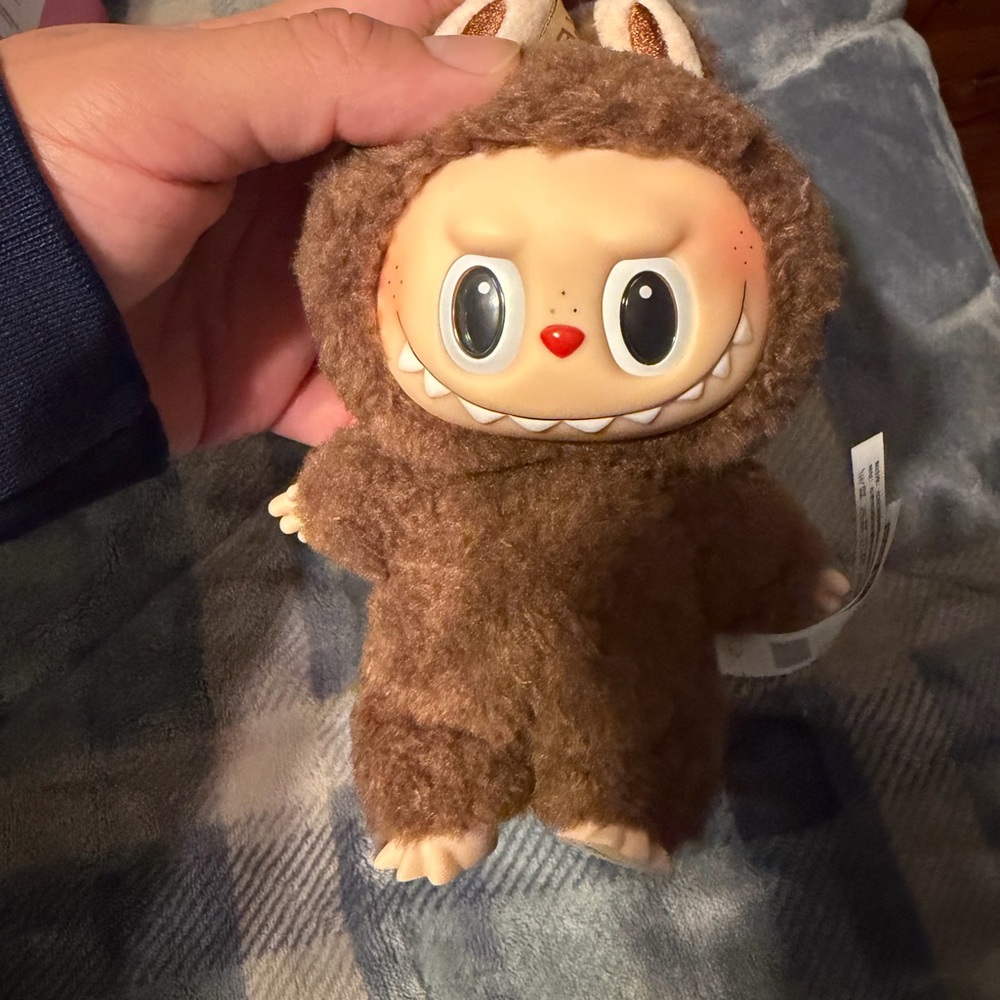 Brown Plush Monster Toy